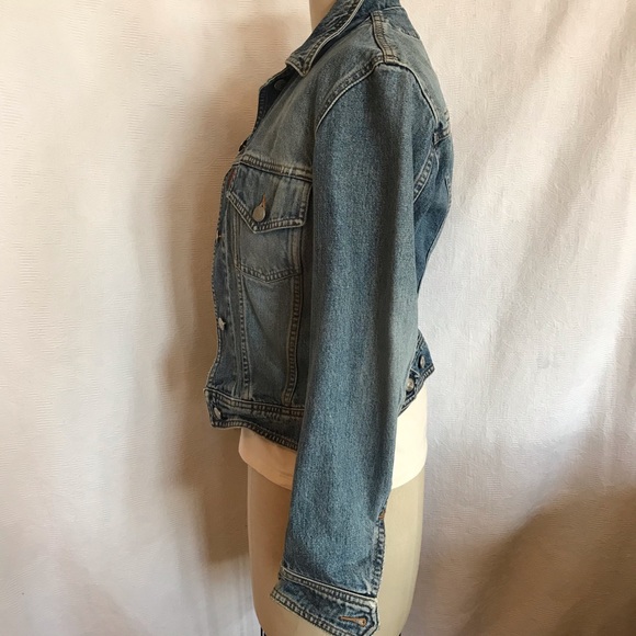 Katharine Hamnett XS stone washed Jean jacket - Picture 2 of 10